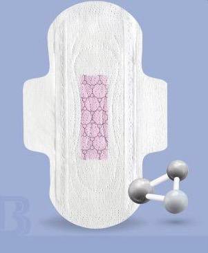 Rash-free chemical-free sanitary pad